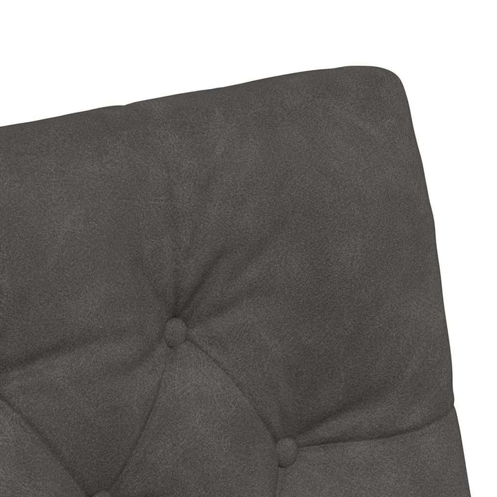 Spisebordsstole med hjul 2 stk. Kunstlæder Sort 58 x 67 x 97 cm