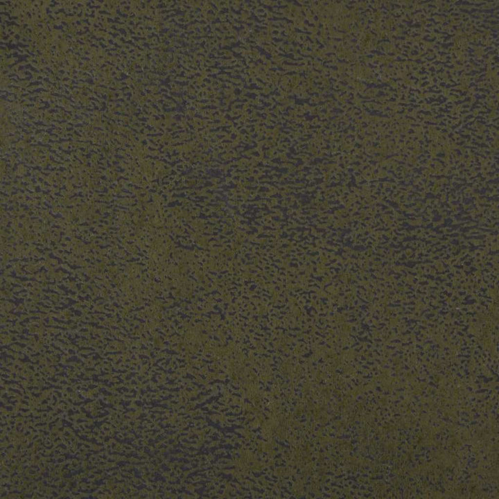 Spisebordsstole med hjul 2 stk. Faux Suede Læder Army grøn