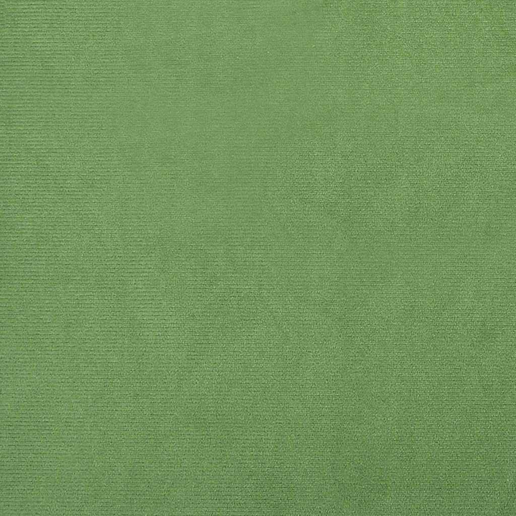 Spisebordsstole med hjul 2 pcs Lysegrøn 58 x 65 x 98 cm Fløjl