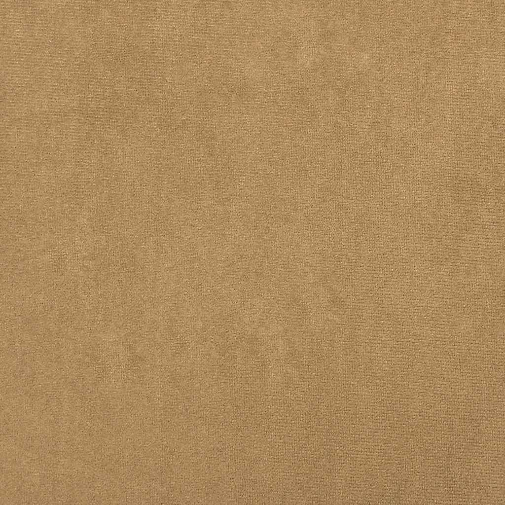 Spisebordsstole med hjul 2 pcs Brun 58 x 65 x 98 cm Fløjl