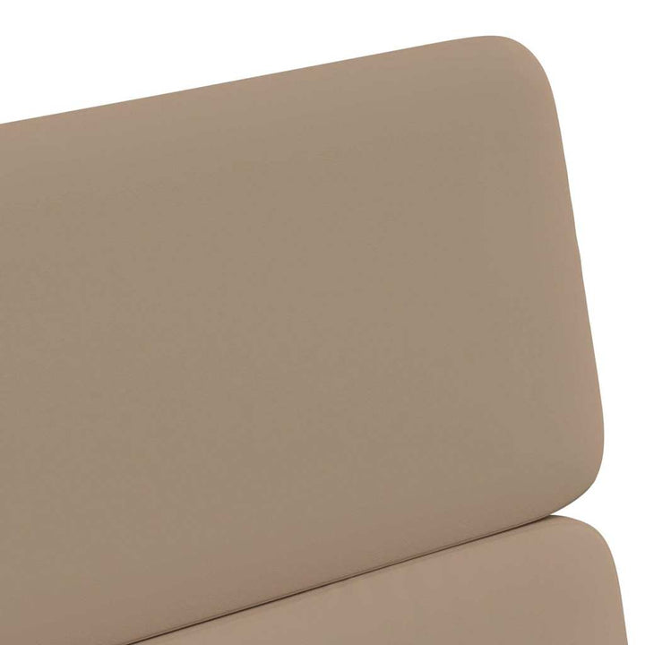 Spisebordsstole med hjul 2 pcs Cappuccino 58 x 65 x 98 cm