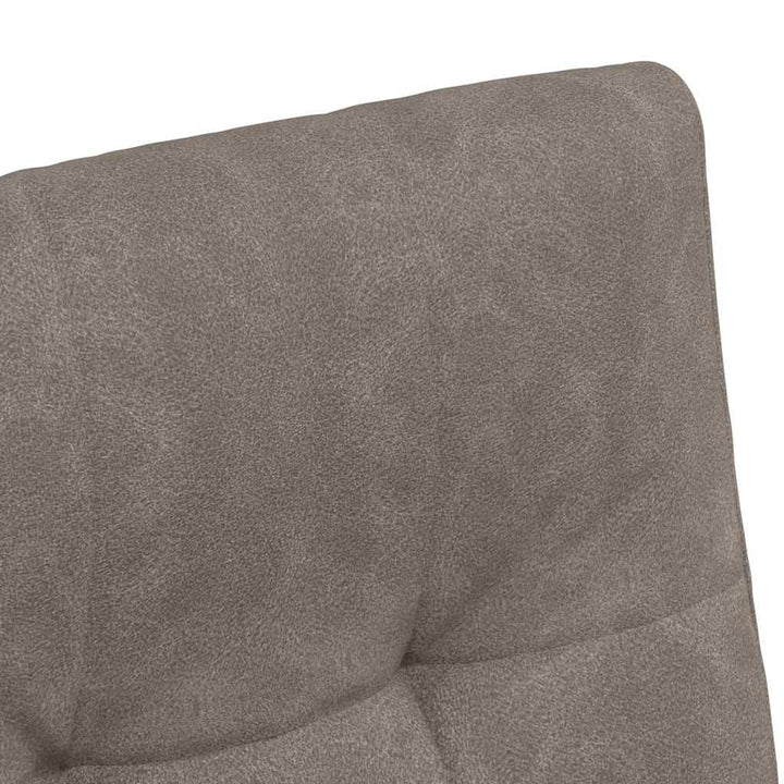 Spisebordsstole med hjul 2 pcs Grå 58 x 67 x 97 cm Kunstlæder