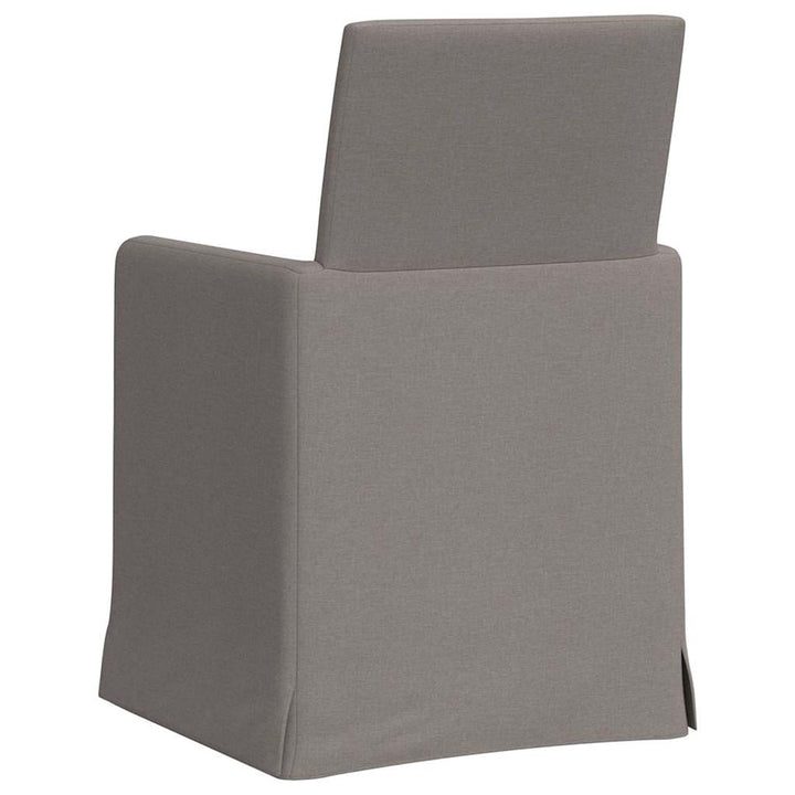 Spisestole 2 pcs Gråbrun 57 x 67 x 95 cm Stof