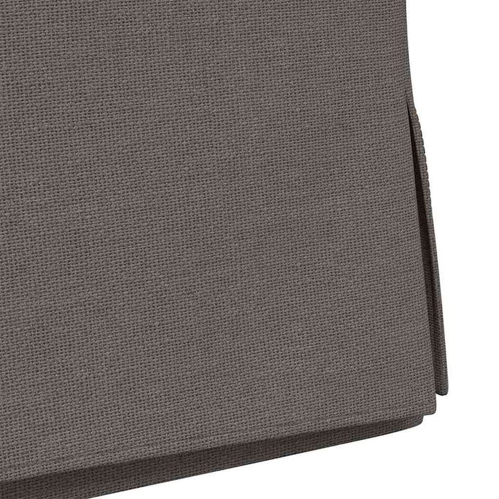Spisestole 2 stk. Linned Lysegrå 57 x 67 x 98 cm