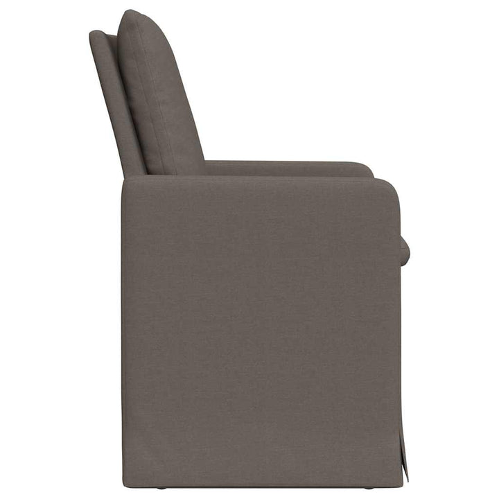 Spisestole 2 pcs Lysegrå 57 x 67 x 98 cm Linned