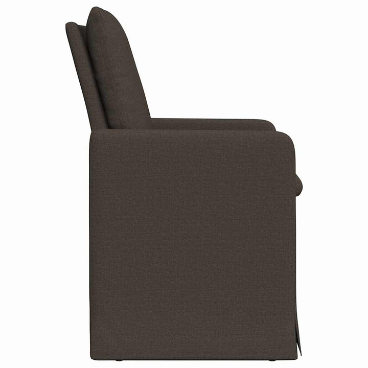 Spisestole 2 pcs Mørkegrå 57 x 67 x 98 cm Linned