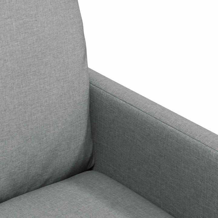 Spisestole 2 stk. Stof Lysegrå 57 x 67 x 98 cm