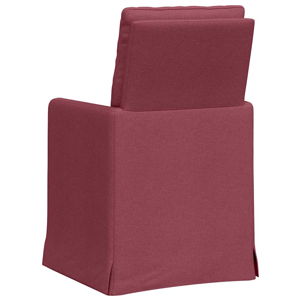 Spisestole 2 pcs Vinrød 57 x 67 x 98 cm Stof