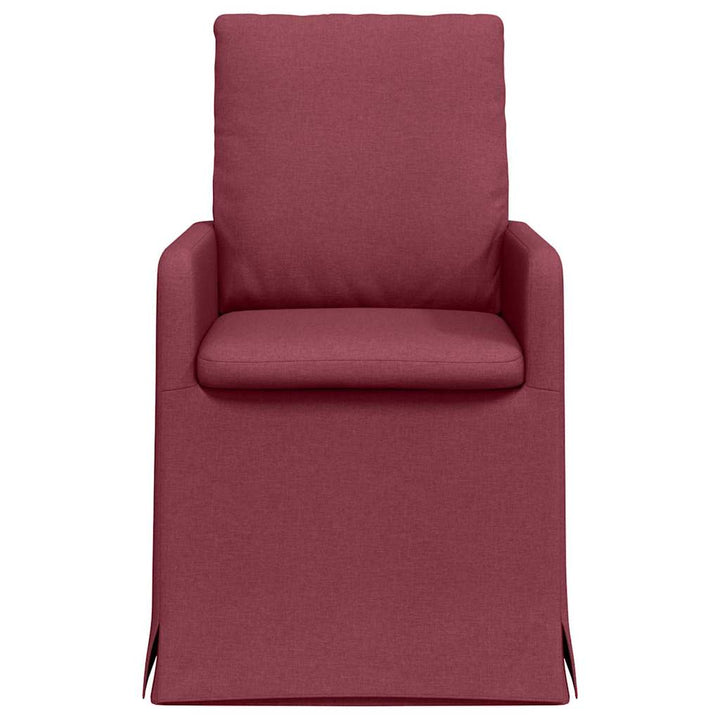 Spisestole 2 stk. Stof Vinrød 57 x 67 x 98 cm