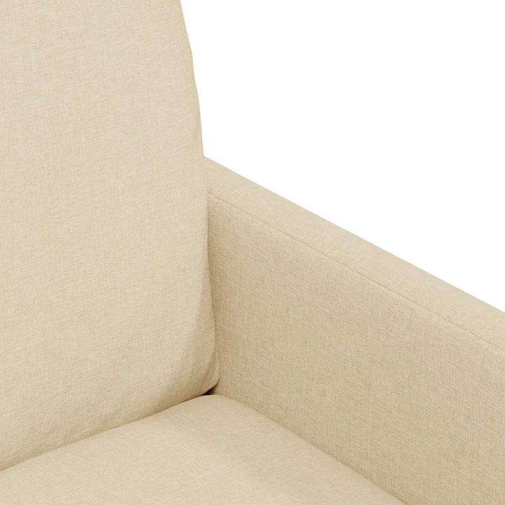 Spisestole 2 stk. Stof Creme 57 x 67 x 98 cm