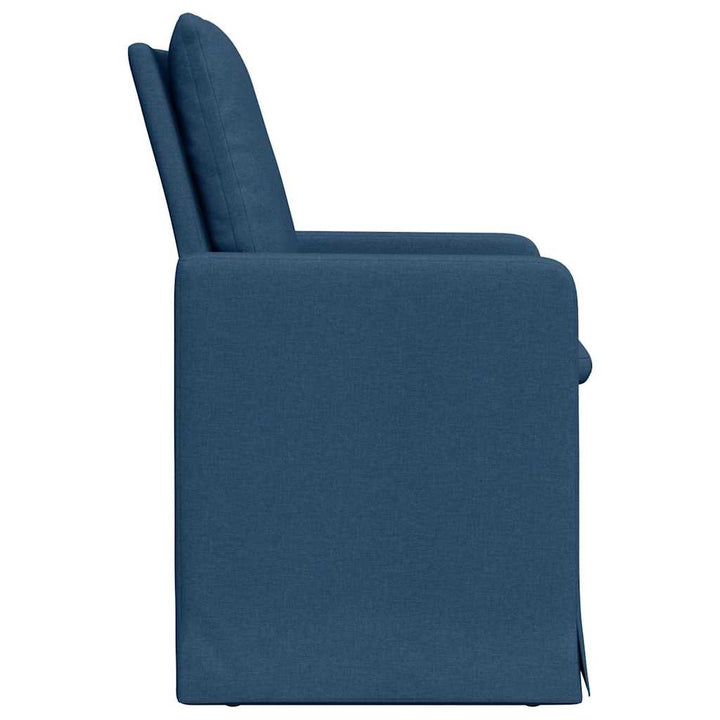 Spisestole 2 pcs Blå 57 x 67 x 98 cm Stof