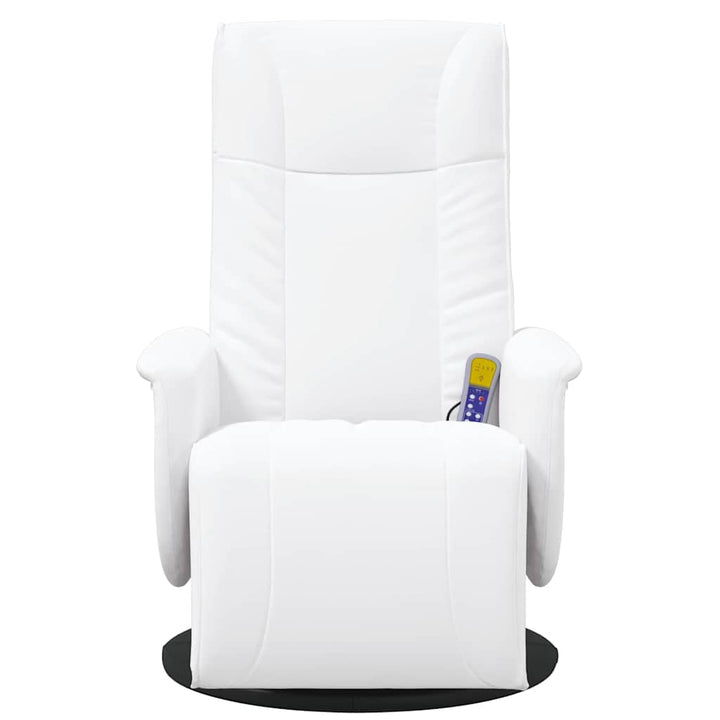 Svingende Massage Recliner Stol Hvid 71 x 90 x 105 cm
