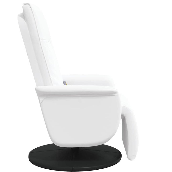 Svingende Massage Recliner Stol Hvid 71 x 90 x 105 cm