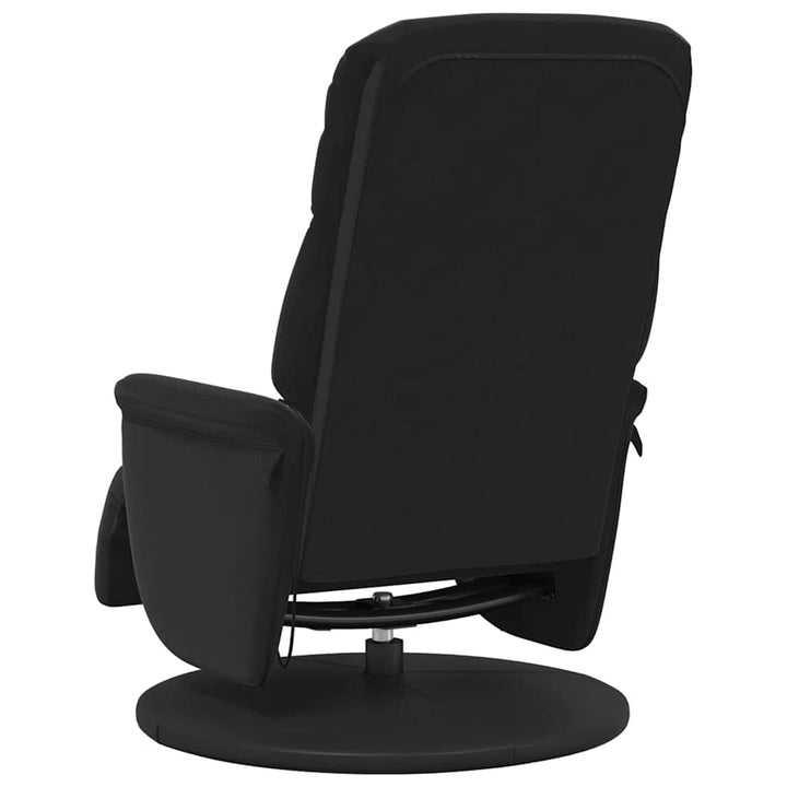 Massage Lænestol Sort 91 x 71 x 105 cm Fløjl