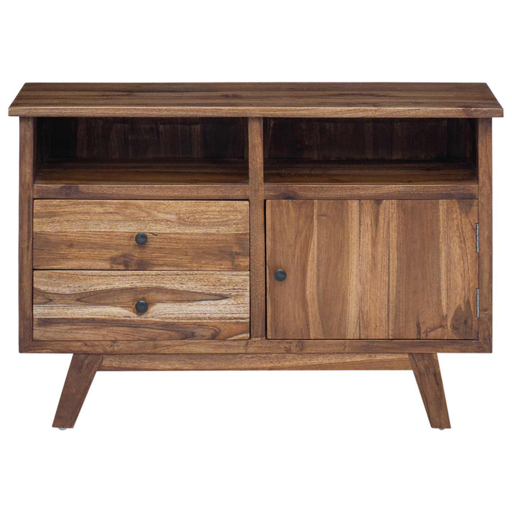 Sideboard Naturfarvet 100 x 30 x 68 cm Massiv Teaktræ