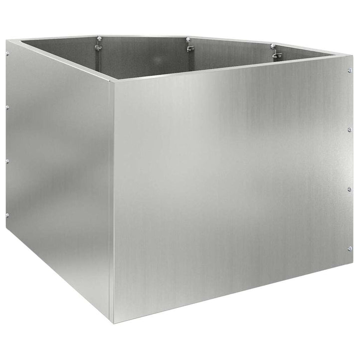 Hjørne Plantekasse Sølv 45 x 45 x 35 cm Galvaniseret stål