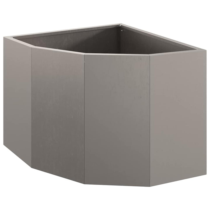 Hjørne Plantekasse Rusten 45 x 45 x 35 cm Forvitret stål