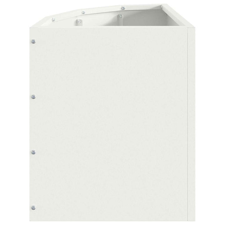 Hjørne Plantekasse Hvid 30 x 30 x 35 cm Stål