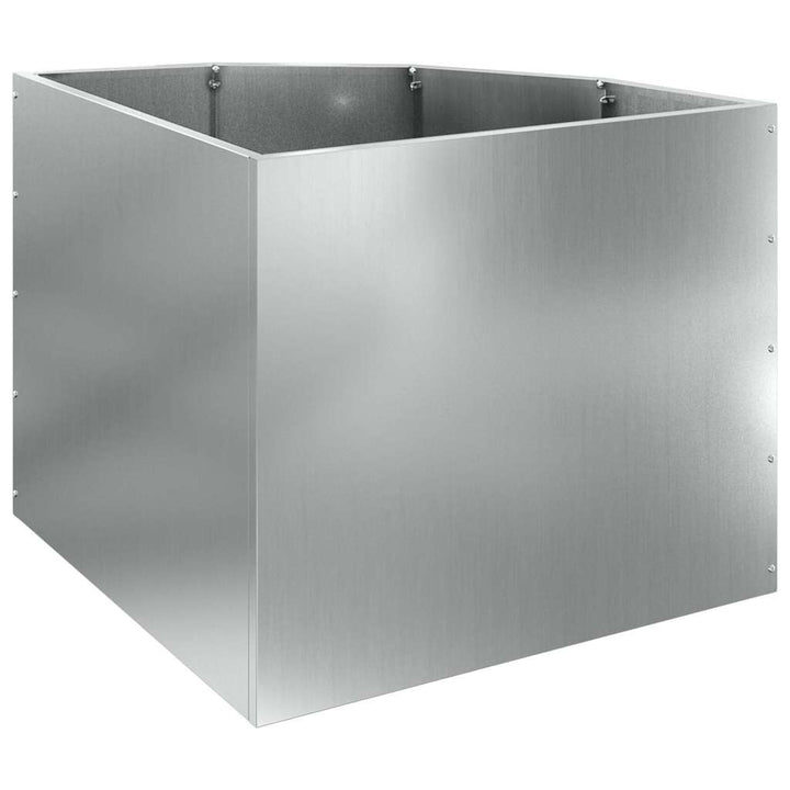 Hjørne Plantekasse Sølv 60 x 60 x 50 cm Galvaniseret stål
