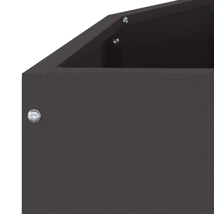 Plantekasse Sort 120 x 60 x 35 cm Stål