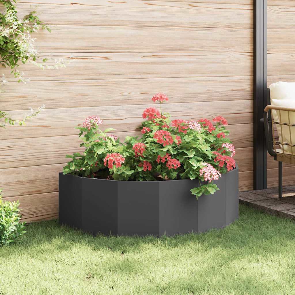 Plantekasse Sort 120 x 60 x 35 cm Stål