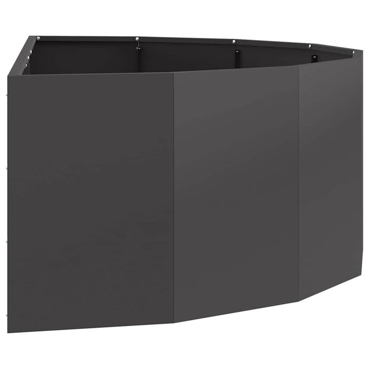 Plantekasse Sort 120 x 60 x 35 cm Stål