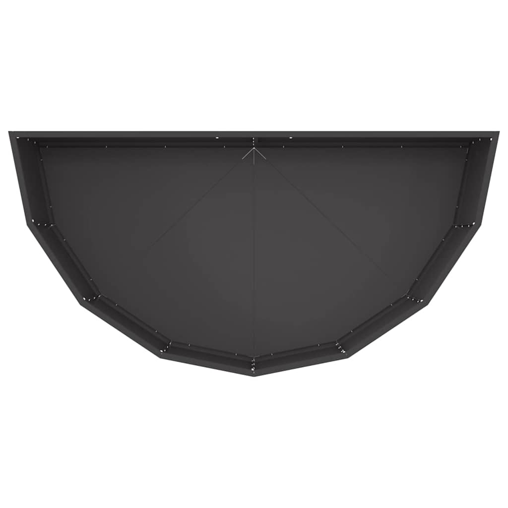 Plantekasse Sort 120 x 60 x 35 cm Stål
