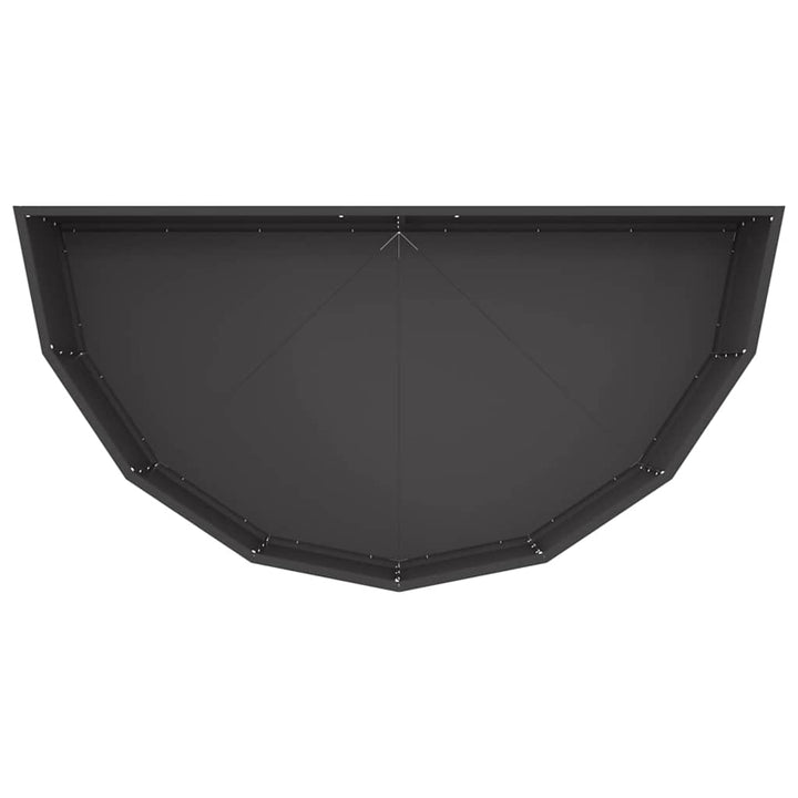 Plantekasse Sort 120 x 60 x 35 cm Stål
