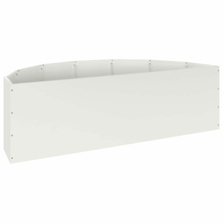 Plantekasse Hvid 120 x 60 x 35 cm Stål