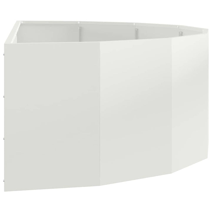 Plantekasse Hvid 120 x 60 x 35 cm Stål