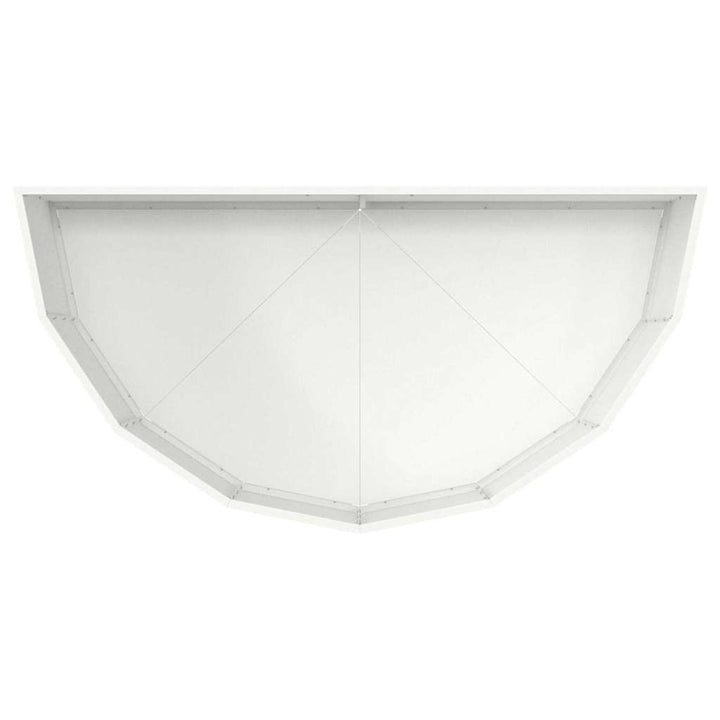 Plantekasse Hvid 120 x 60 x 35 cm Stål