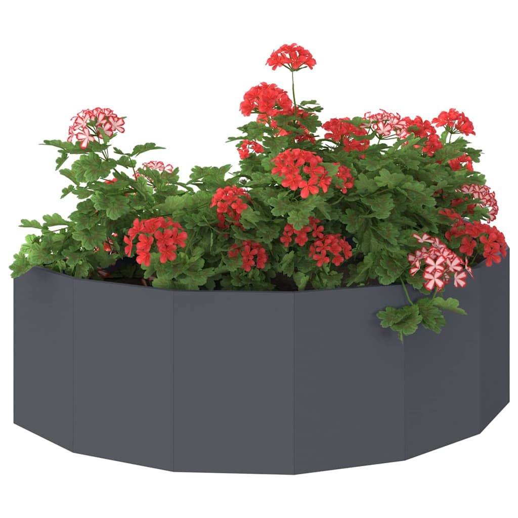 Plantekasse Antracit 120 x 60 x 35 cm Stål