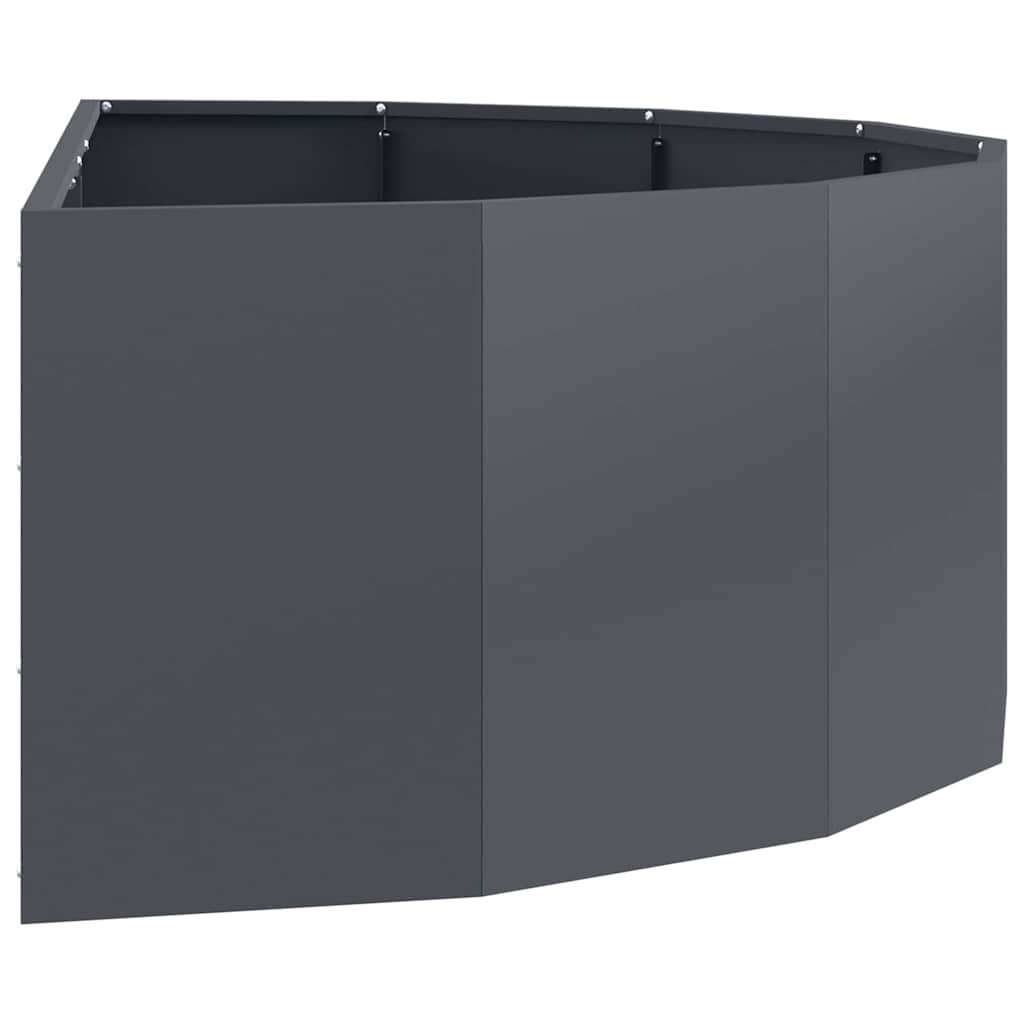 Plantekasse Antracit 120 x 60 x 35 cm Stål
