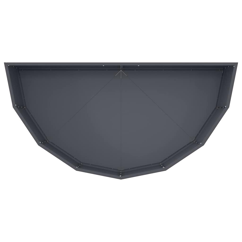 Plantekasse Antracit 120 x 60 x 35 cm Stål