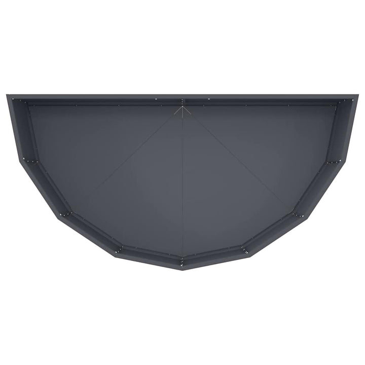 Plantekasse Antracit 120 x 60 x 35 cm Stål