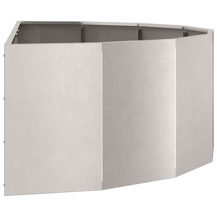 Plantekasse Sølv 120 x 60 x 35 cm Rustfrit stål