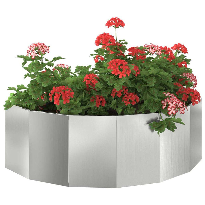 Plantekasse Sølv 120 x 60 x 35 cm Galvaniseret stål