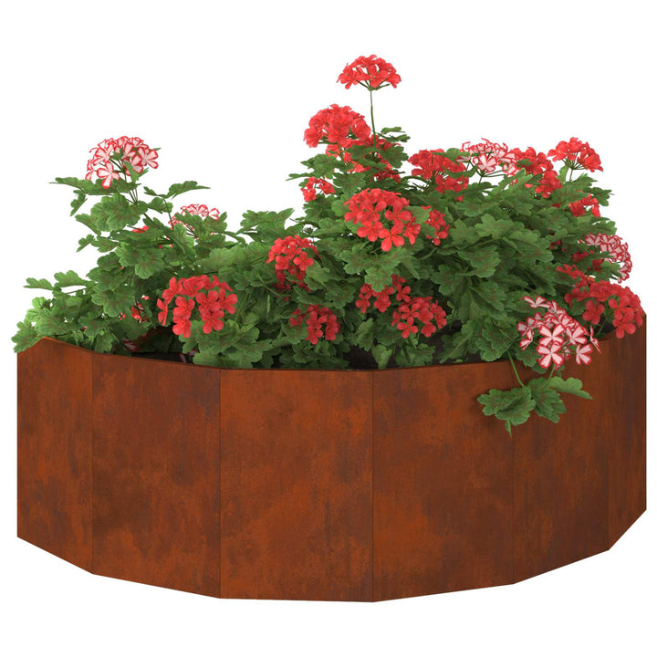 Plantekasse Rusten 120 x 60 x 35 cm Cortenstål