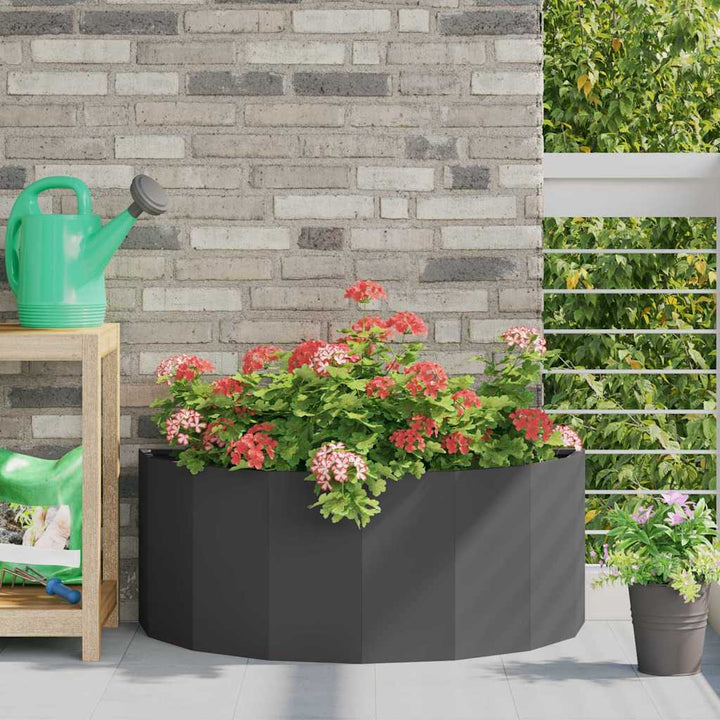 Plantekasse Sort 90 x 45 x 35 cm Stål