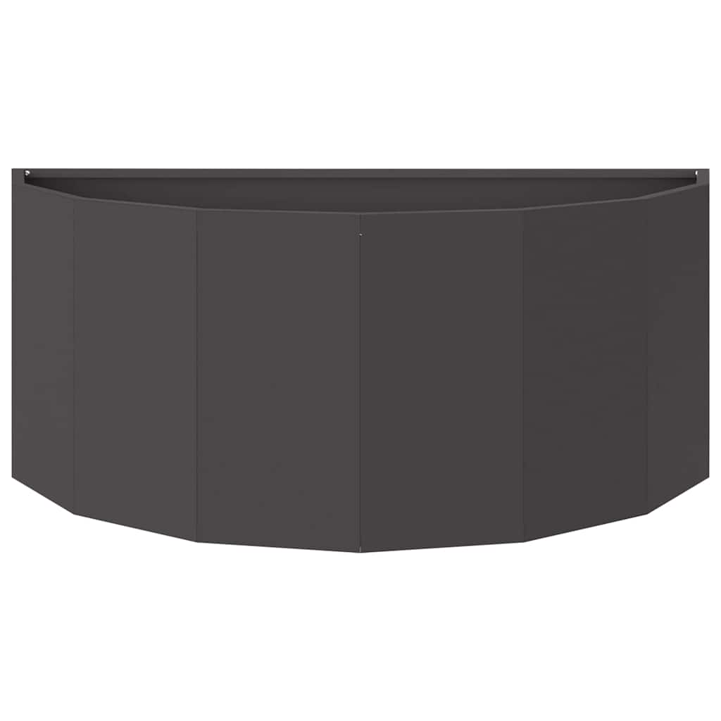 Plantekasse Sort 90 x 45 x 35 cm Stål