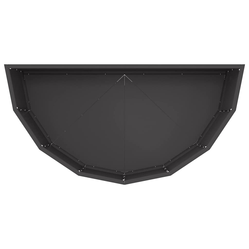 Plantekasse Sort 90 x 45 x 35 cm Stål