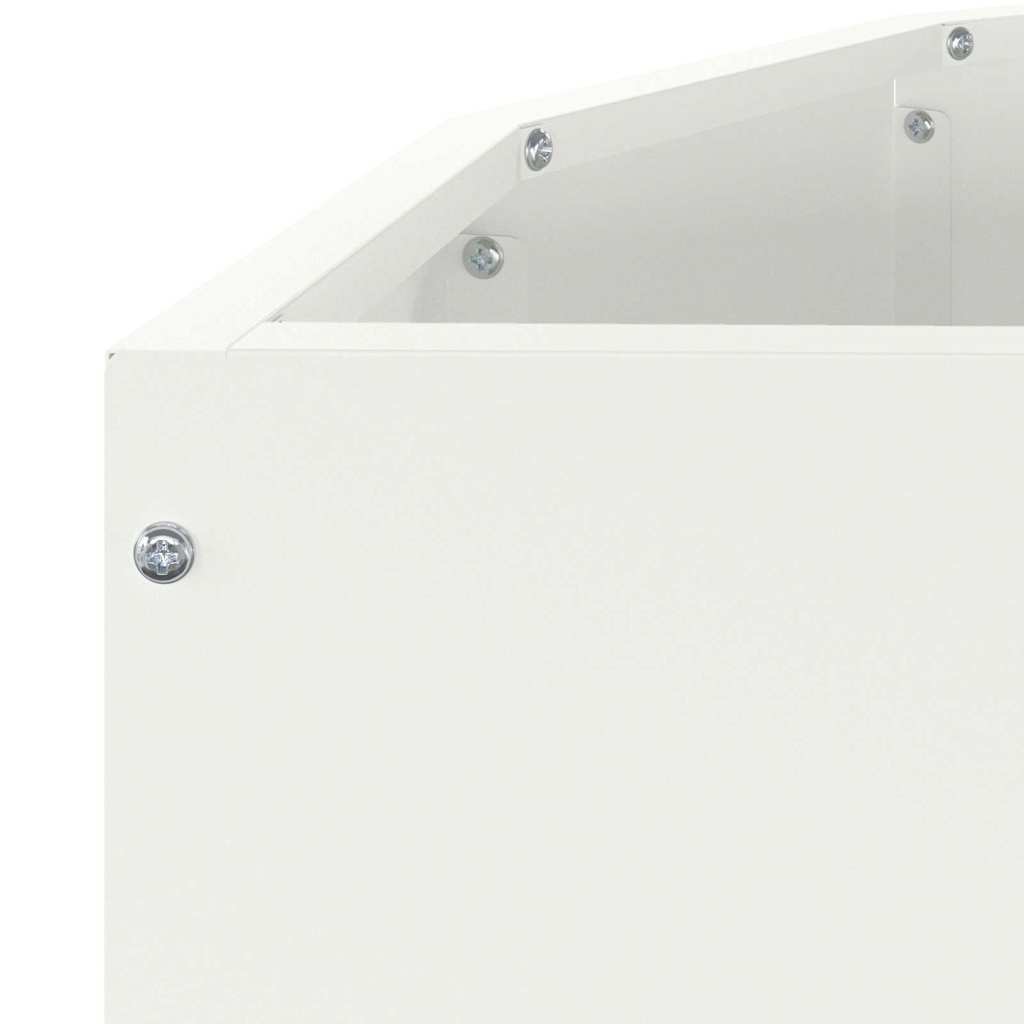 Plantekasse Hvid 90 x 45 x 35 cm Stål