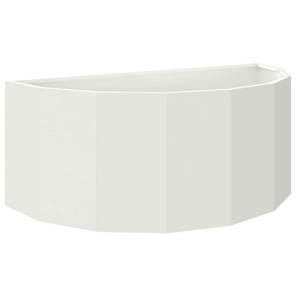 Plantekasse Hvid 90 x 45 x 35 cm Stål
