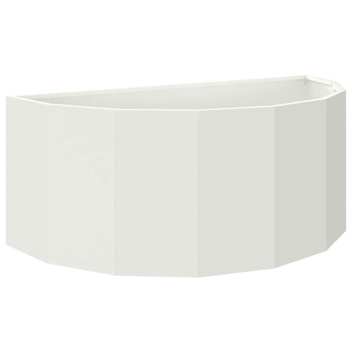Plantekasse Hvid 90 x 45 x 35 cm Stål