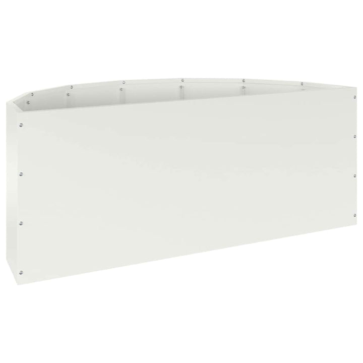 Plantekasse Hvid 90 x 45 x 35 cm Stål
