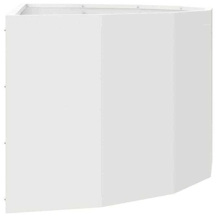 Plantekasse Hvid 90 x 45 x 35 cm Stål