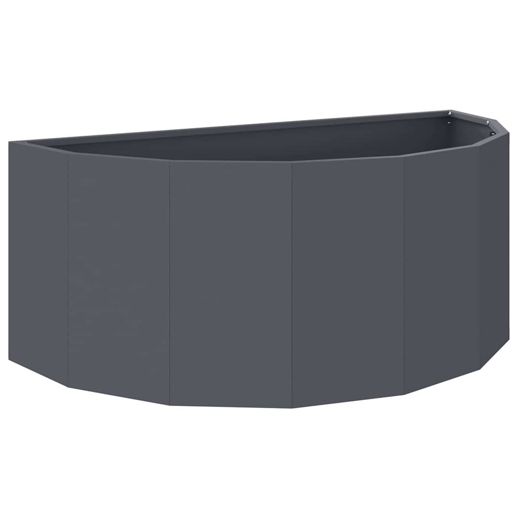 Plantekasse Antracit 90 x 45 x 35 cm Stål