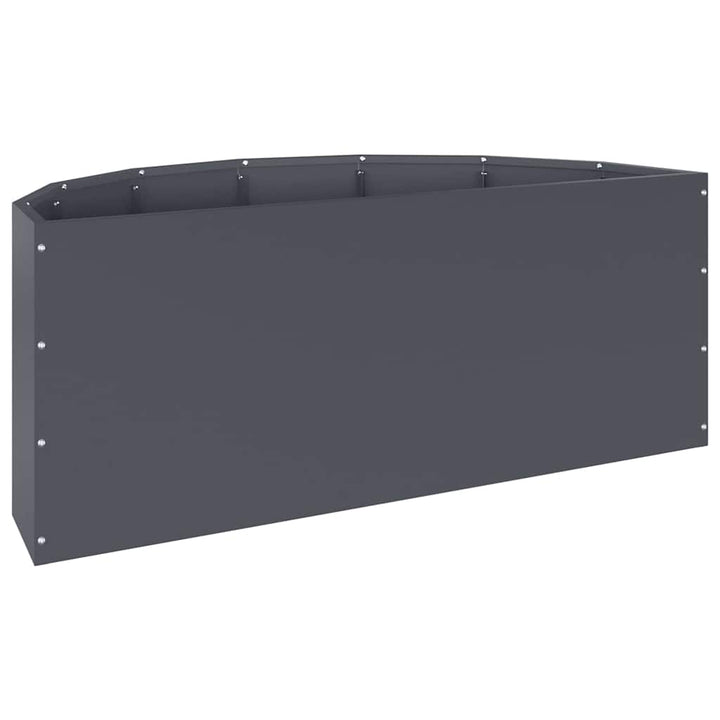 Plantekasse Antracit 90 x 45 x 35 cm Stål