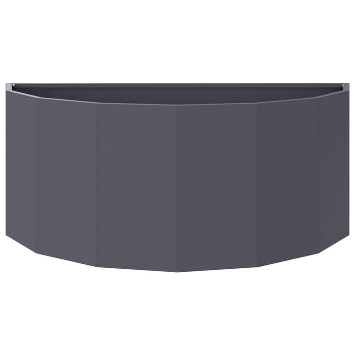 Plantekasse Antracit 90 x 45 x 35 cm Stål