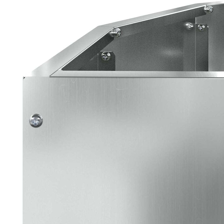 Plantekasse Sølv 90 x 45 x 35 cm Galvaniseret stål